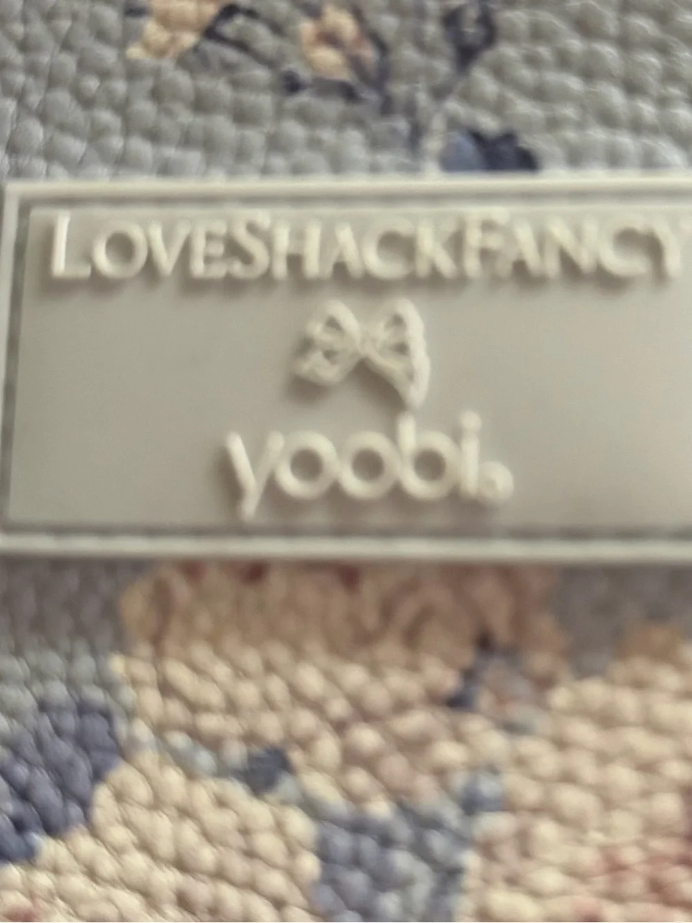 LoveShackFancy Yoobi Floral Pencil Case Wristlet Pastel Floral No.2 Pencils